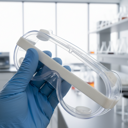 Protective Safety Goggles – Clear Vision Eye Shield, Comfortable & Durable Design